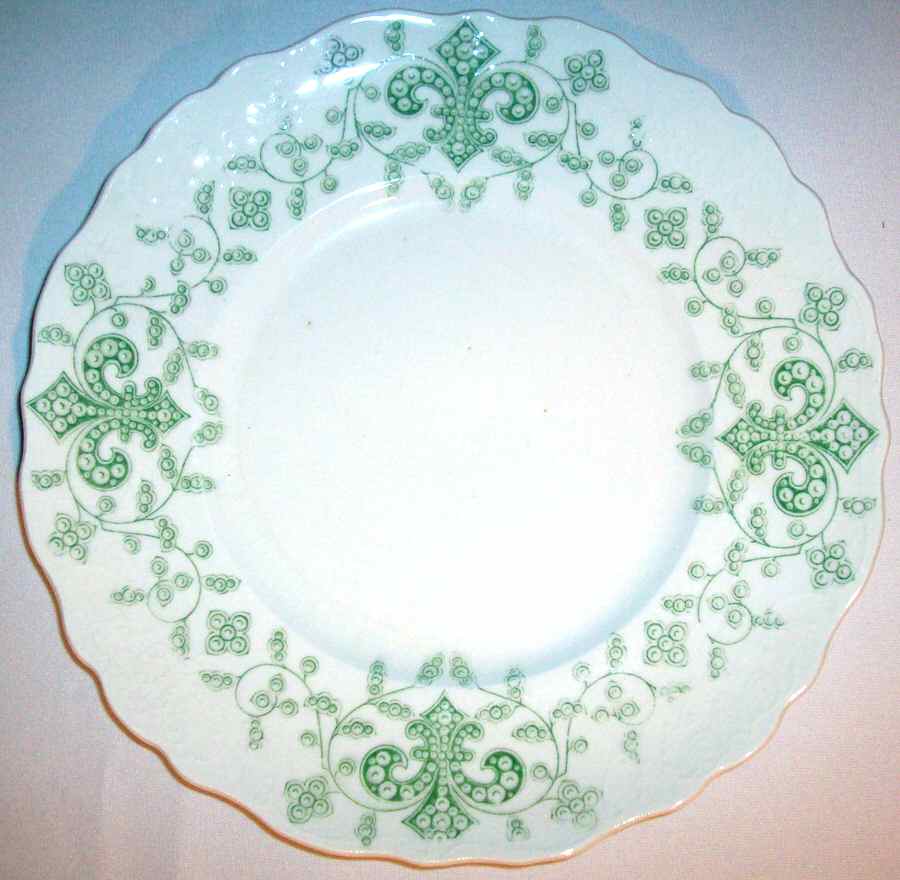 Hamburgo Green Dinner Plate by J & G Meakin-1