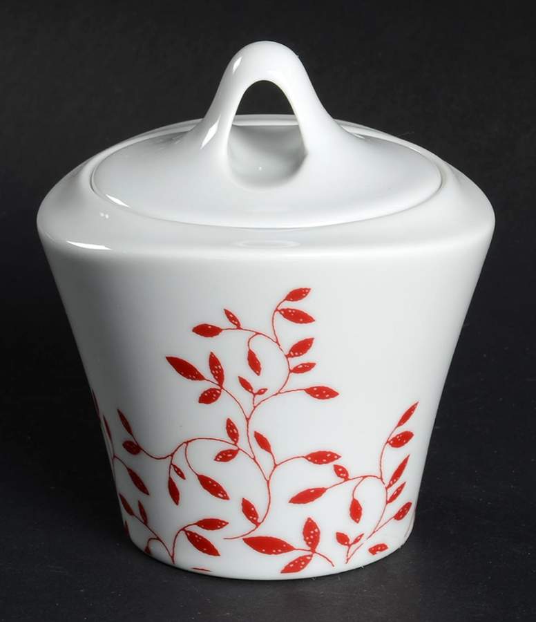 Scarlet Vine Sugar Bowl & Lid by Mikasa-1