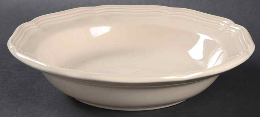 French Countryside Tan Rim Soup Bowl by Mikasa-1