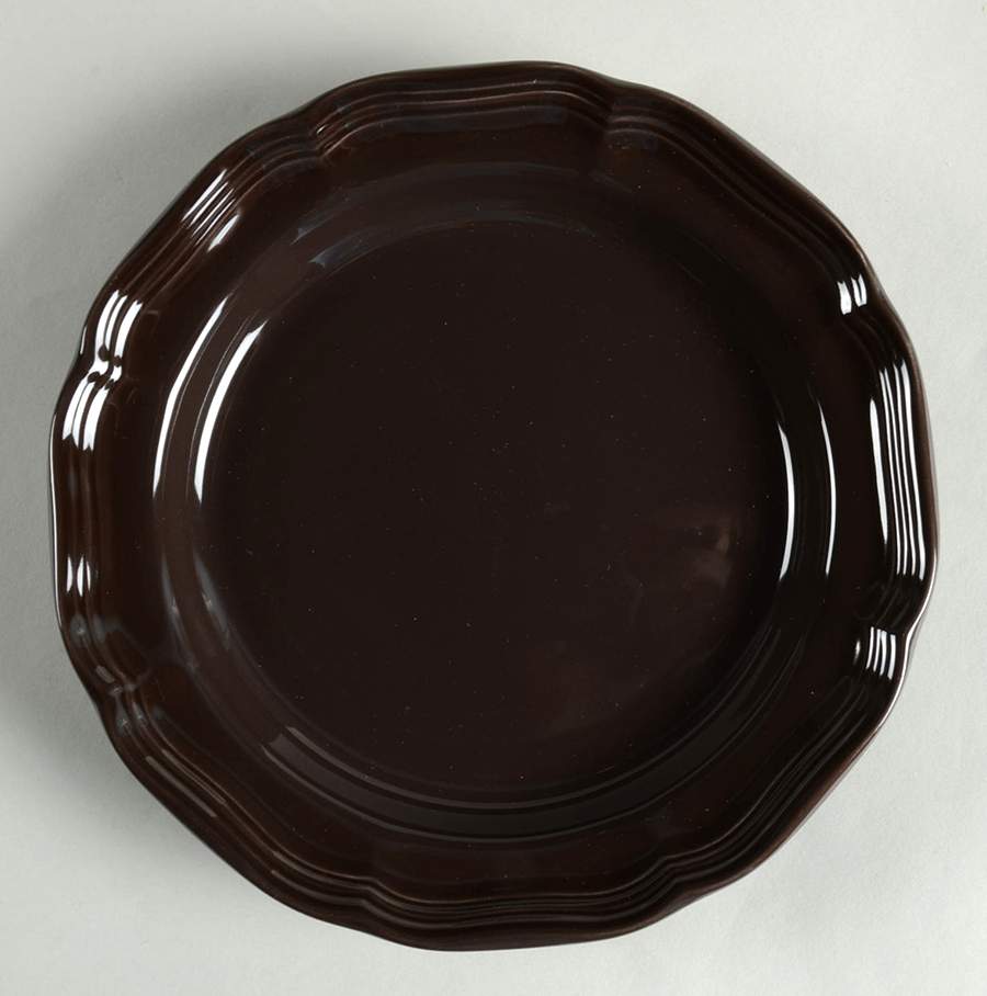 French Countryside Chocolate Salad Plate by Mikasa-1