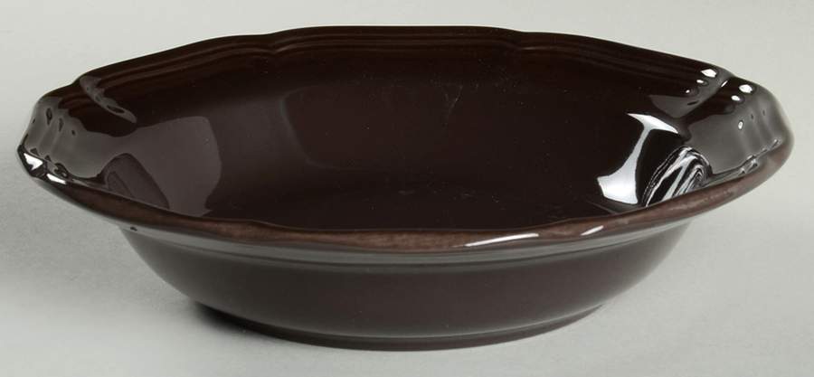 French Countryside Chocolate Rim Soup Bowl by Mikasa-1