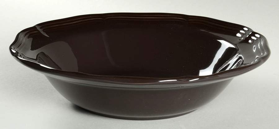 French Countryside Chocolate 9" Round Vegetable Bowl by Mikasa-1