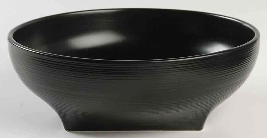 Stone Ridge Black 9" Round Vegetable Bowl by Mikasa-1