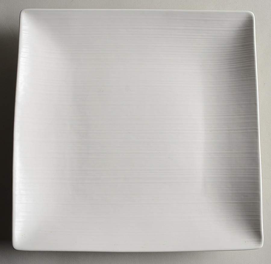 Stone Ridge White Square Dinner Plate by Mikasa-1