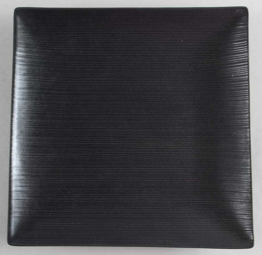 Stone Ridge Graphite Square Dinner Plate by Mikasa-1