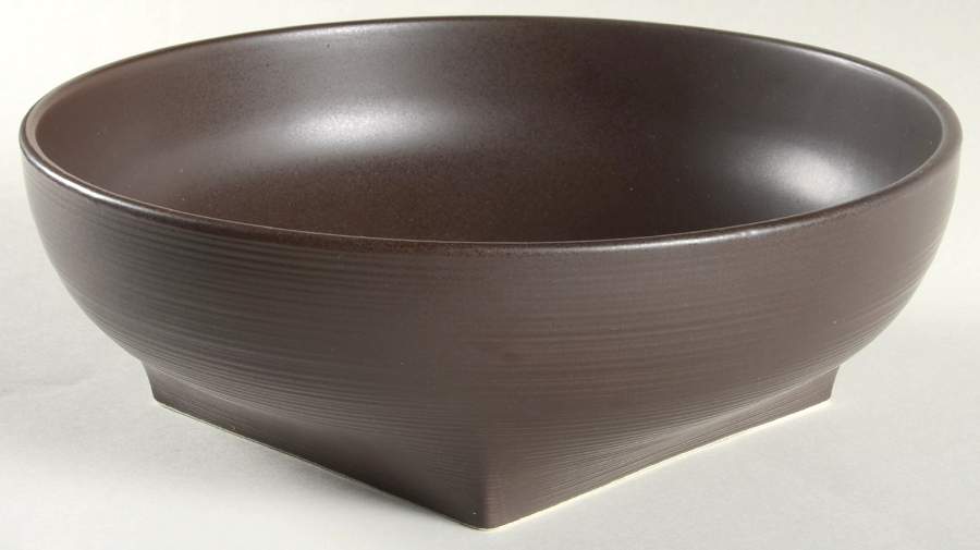 Stone Ridge Chocolate 9" Round Vegetable Bowl by Mikasa-1