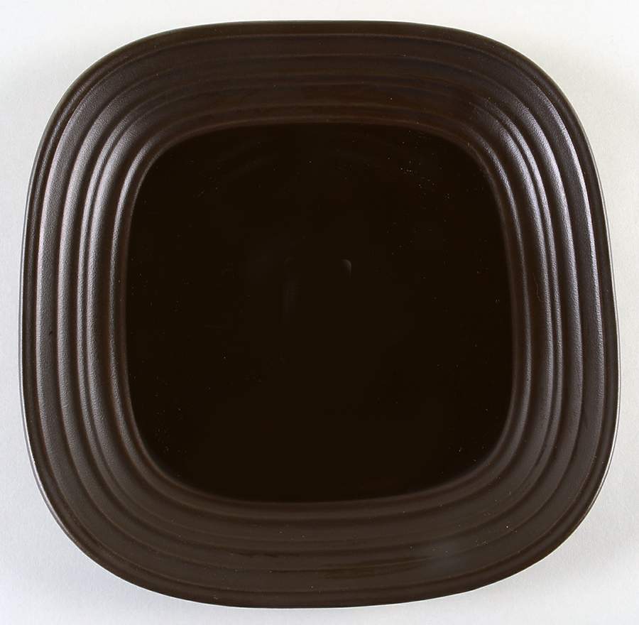 Swirl Square Chocolate Dinner Plate by Mikasa-1