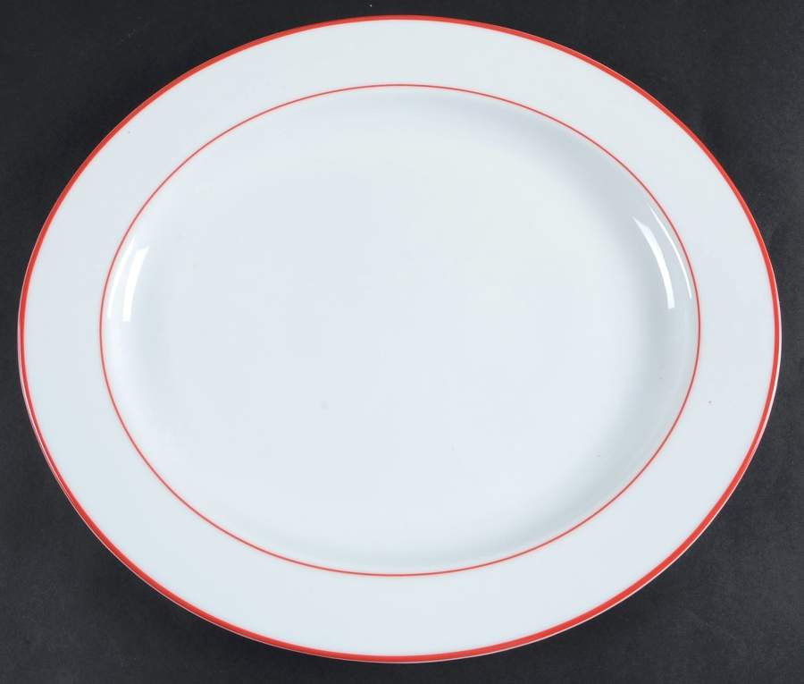 Concentric Burlap 15" Oval Serving Platter by Mikasa-1