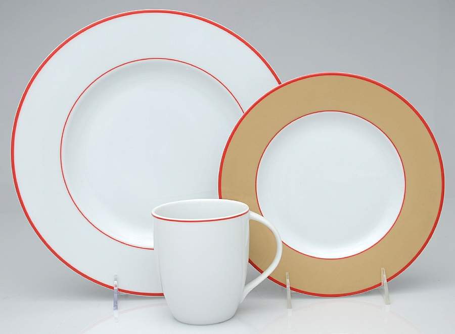Concentric Burlap 12 Piece Set by Mikasa-1