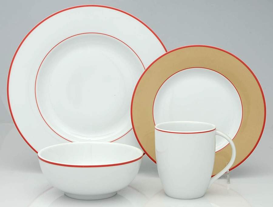 Concentric Burlap 16 Piece Set by Mikasa-1