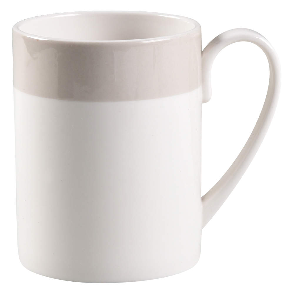 Classic Band Grey Mug by Martha Stewart-1