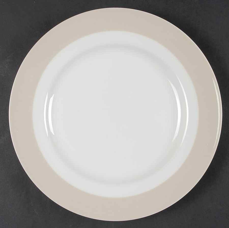 Classic Band Grey Salad Plate by Martha Stewart-1