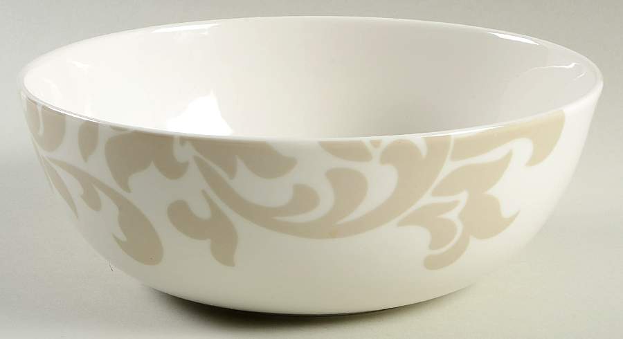 Lisbon Grey 9" Round Vegetable Bowl by Martha Stewart-1