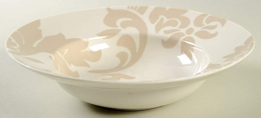 Lisbon Grey 9" Individual Pasta Bowl by Martha Stewart-1