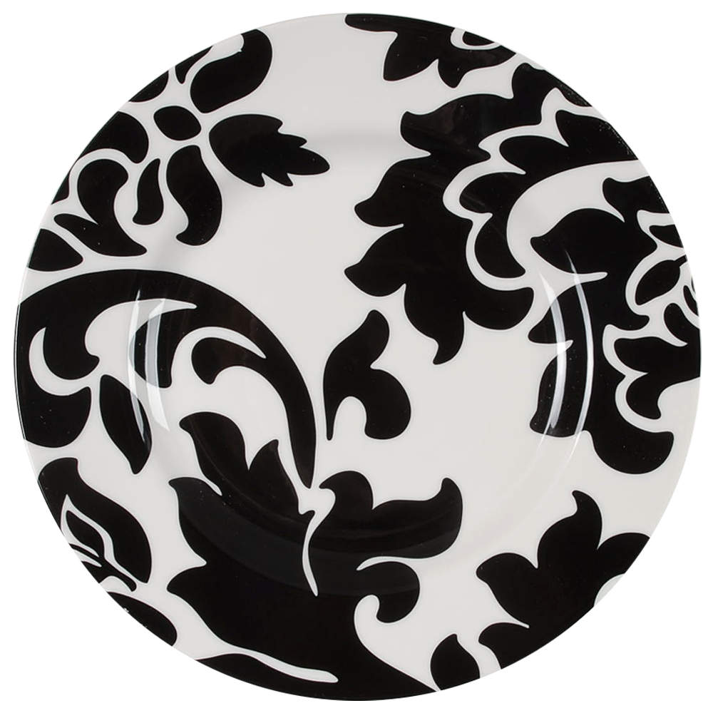 Lisbon Black Salad Plate by Martha Stewart-1