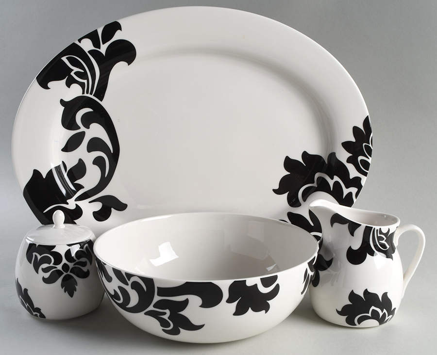 Lisbon Black 5 Piece Hostess Set by Martha Stewart-1