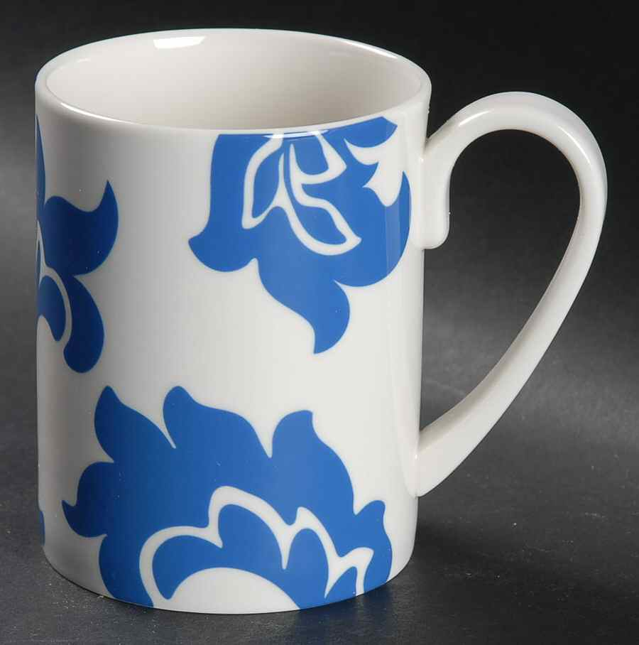 Lisbon Blue Mug by Martha Stewart-1