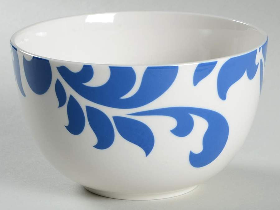 Lisbon Blue Soup/Cereal Bowl by Martha Stewart-1