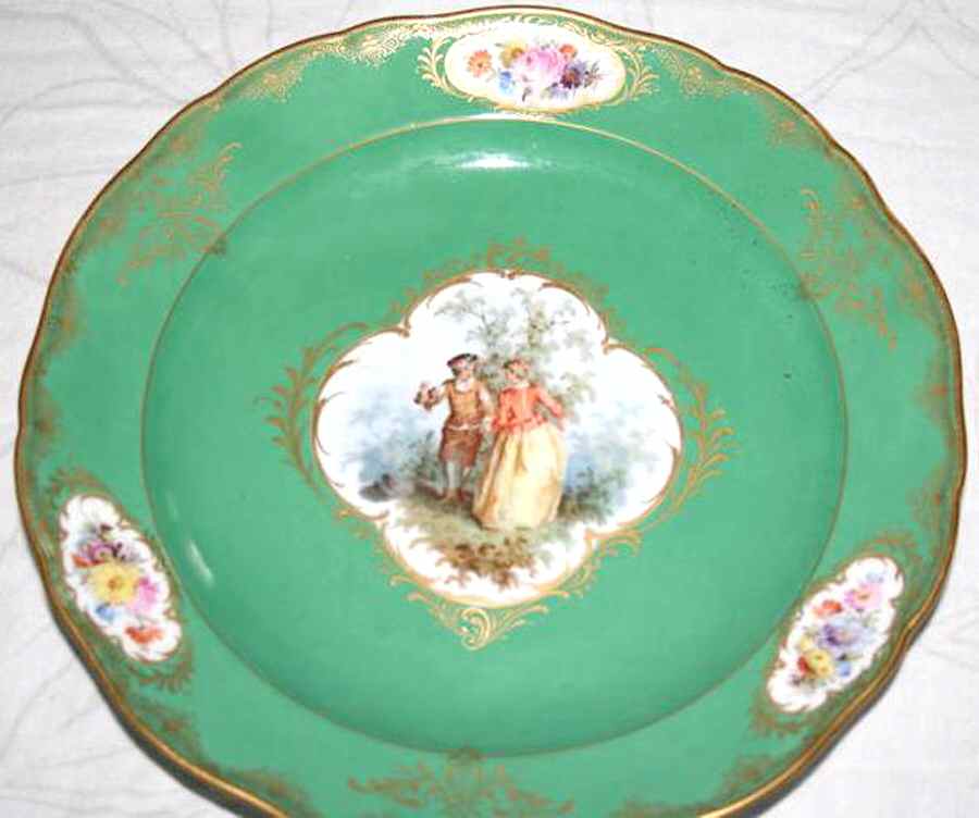 MSS181 Salad Plate by Meissen (Germany)-1