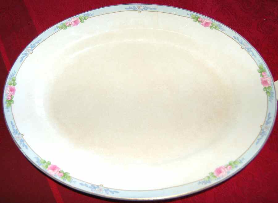 MEK309 11" Oval Serving Platter by J & G Meakin-1
