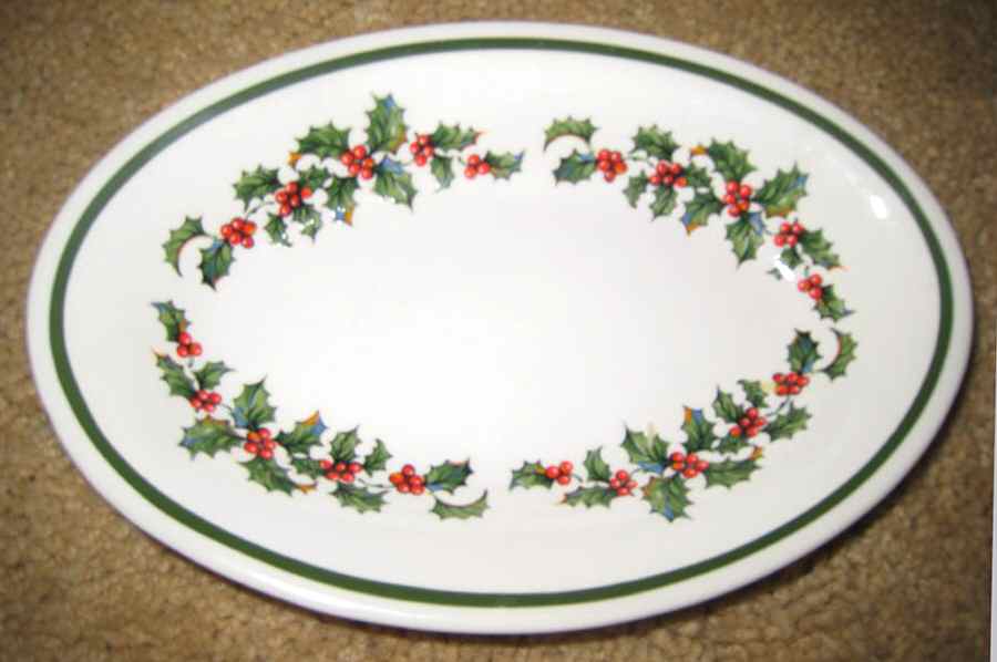 MYO147 8" Oval Vegetable Bowl by Myott Staffordshire-1