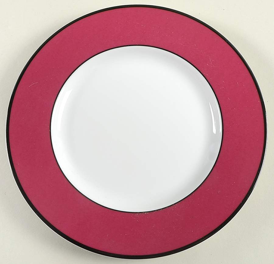 Concentric Plum Salad Plate by Mikasa-1