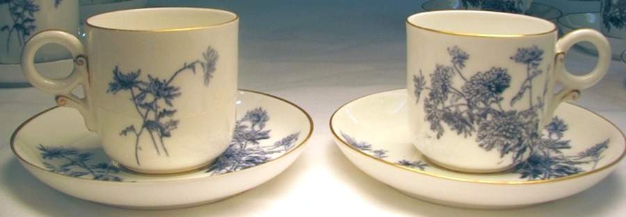 2238 Flat Cup & Saucer Set by Maple&Co Ltd-1