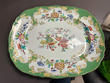 3969 18" Oval Serving Platter by Minton-1
