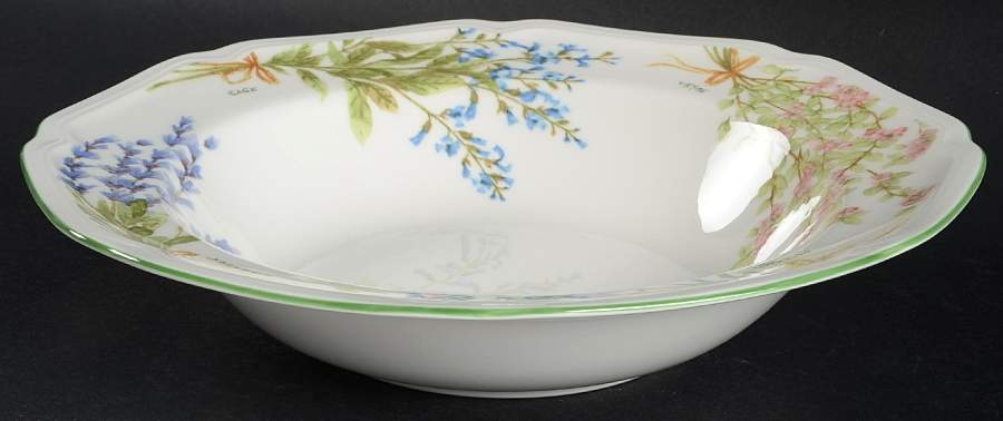Botanical Bouquet 10" Round Vegetable Bowl by Mikasa-1