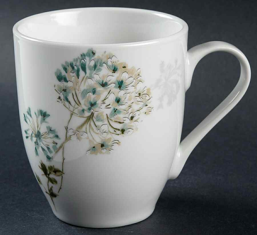 Silk Floral Teal Mug by Mikasa-1