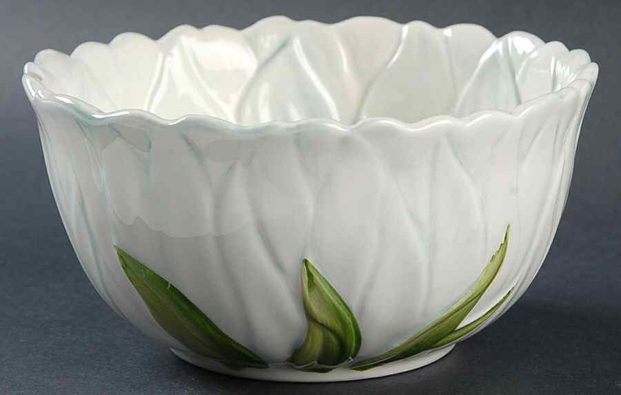 Silk Floral Teal 6" Sculpted All Purpose Bowl by Mikasa-1