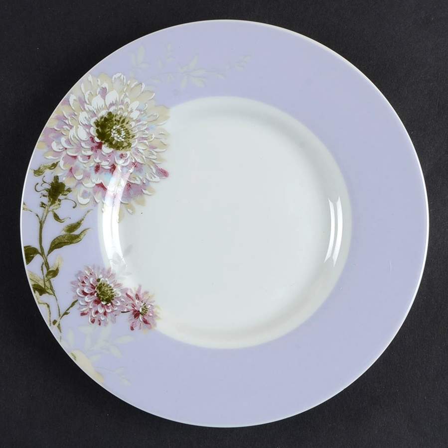 Silk Floral Lavender Saucer by Mikasa-1