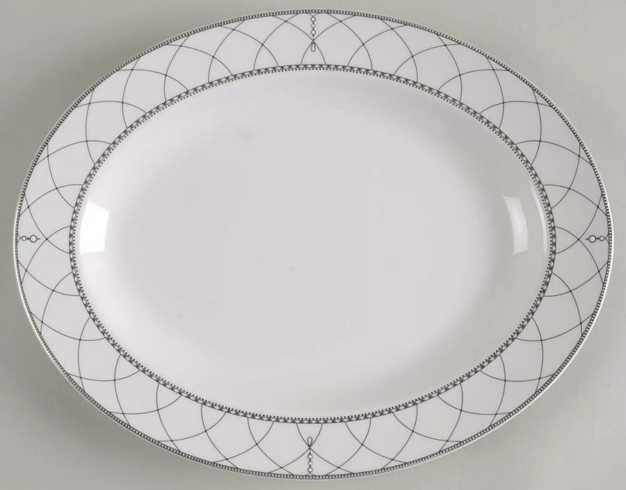 Precious Gem 13" Oval Serving Platter by Mikasa-1