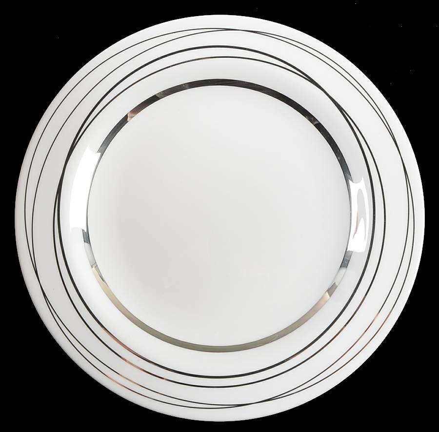Silver Spheres Salad Plate by Mikasa-1