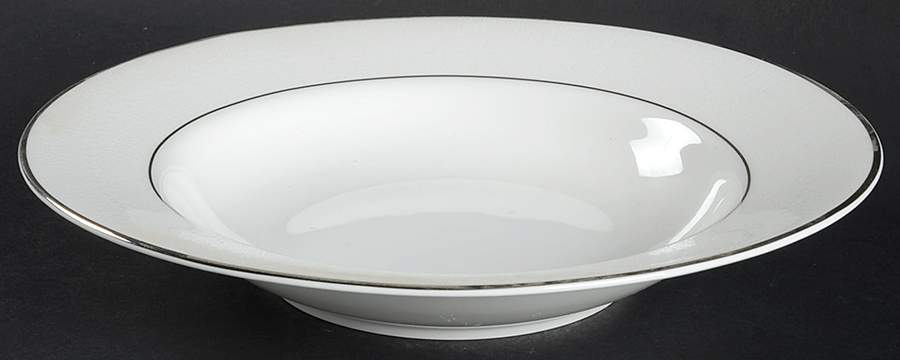 Royal Lace Rim Soup Bowl by Mikasa-1
