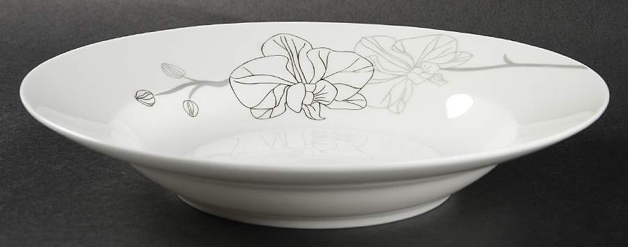 Orchid Shimmer Large Rim Soup Bowl by Mikasa-1