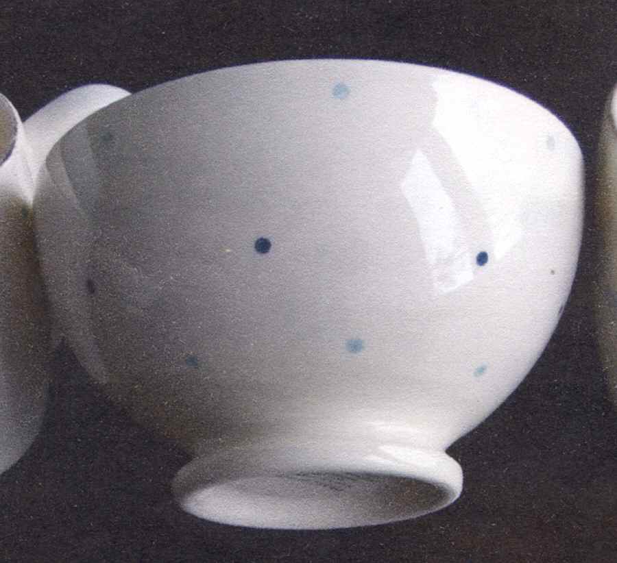 Miss Daisy Blue Soup/Cereal Bowl by Matceramica-1