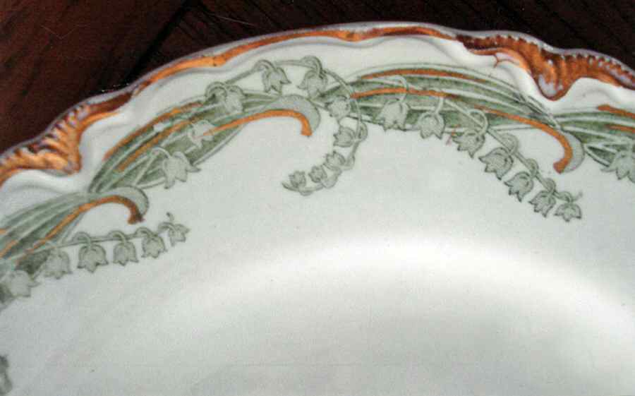 Lily of the Valley Luncheon Plate by J & G Meakin-1