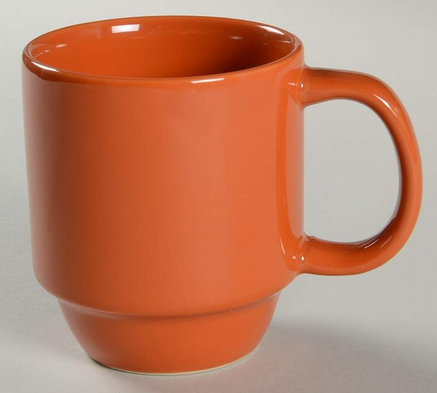Stackables Orange Mug by Mainstays-1