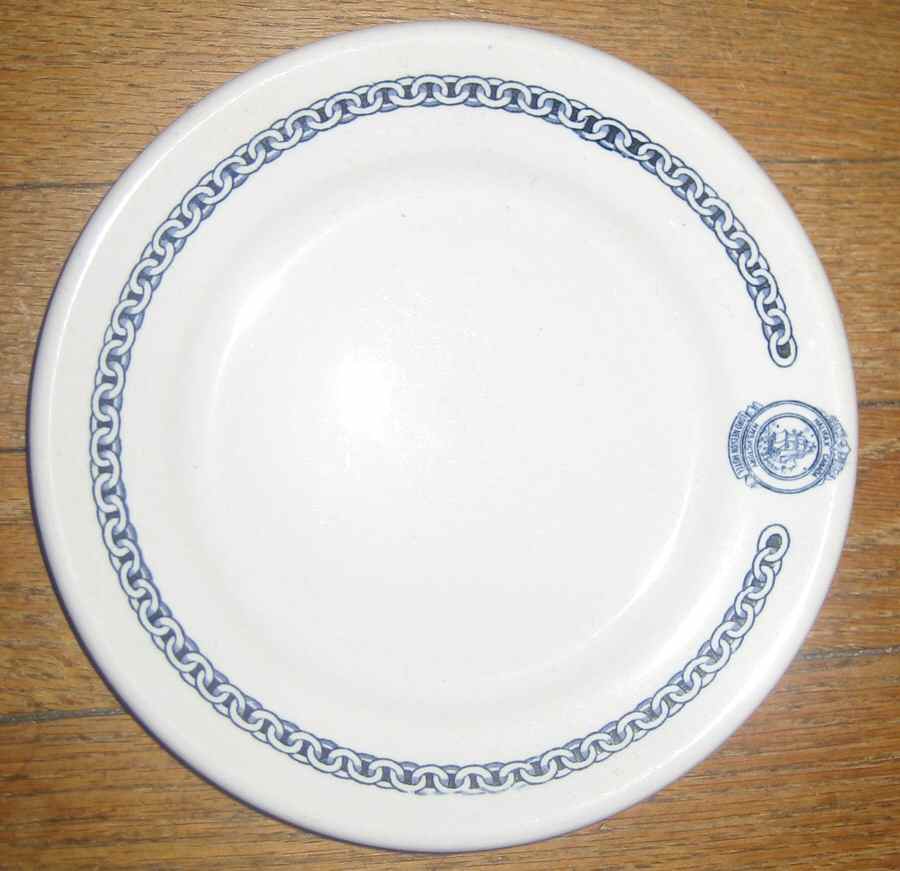 Lord Nelson Hotel Dinner Plate by John Maddock & Sons-1