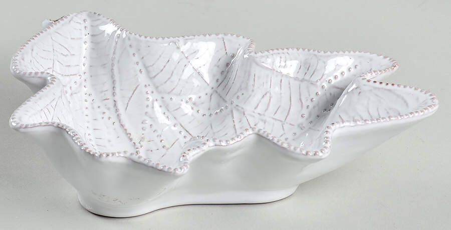 Pinehill 3 Section Figural Dip Bowl by Mud Pie-1