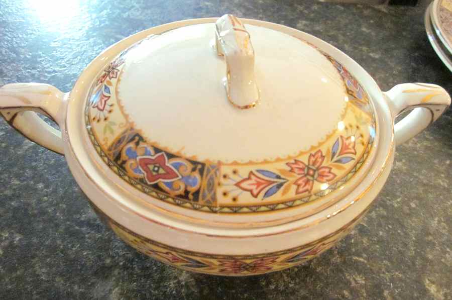 Sefton Sugar Bowl & Lid by Myott Staffordshire-1