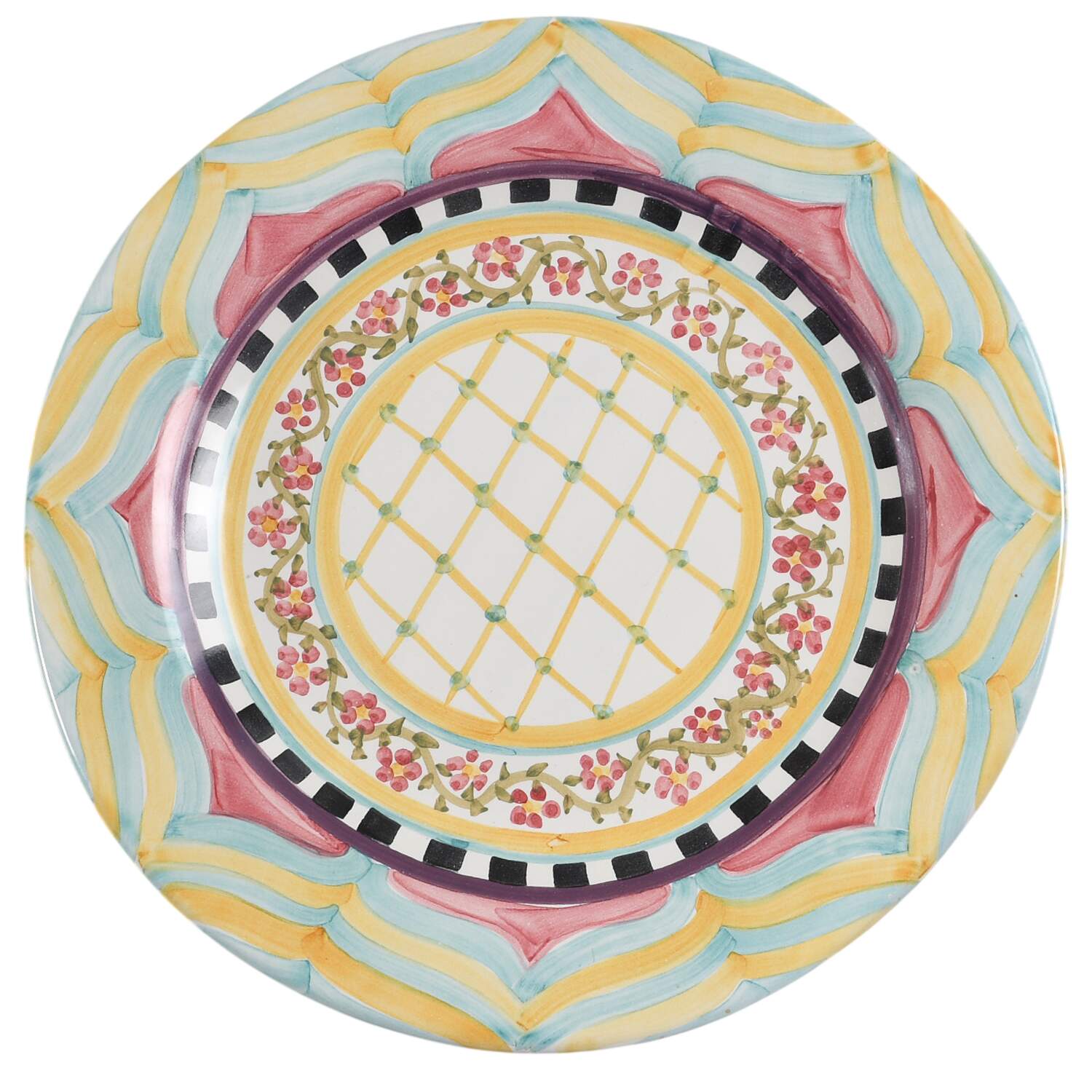 Hitchcock Field Dinner Plate by MacKenzie-Childs-1