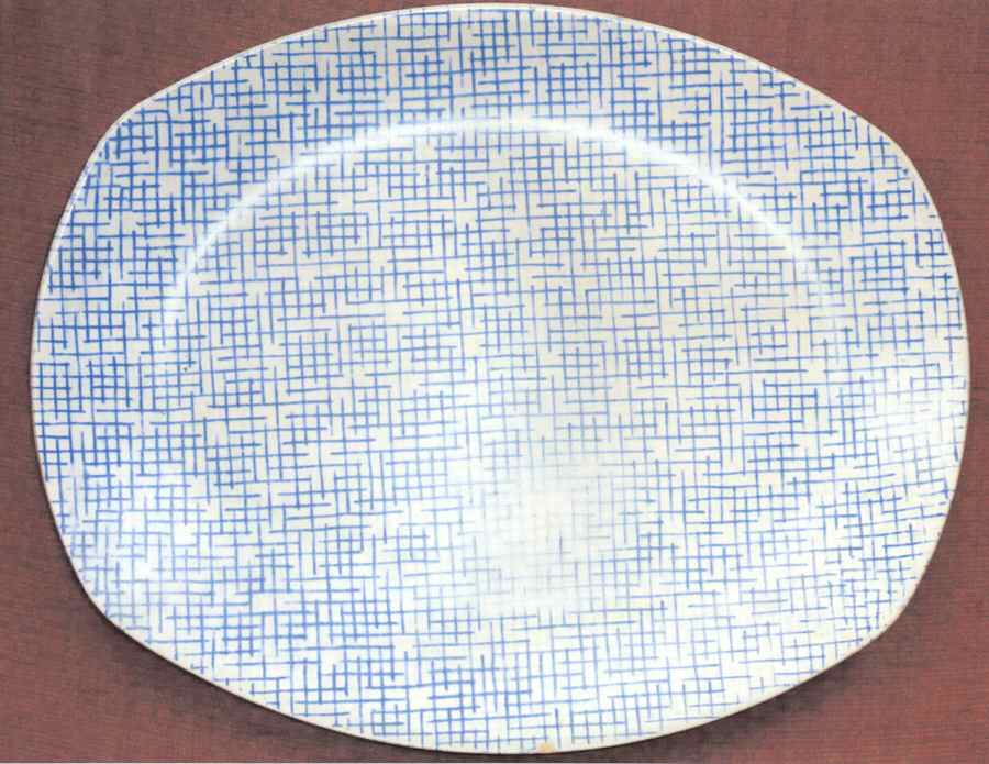 MDW47 12" Oval Serving Platter by W R Midwinter Ltd-1