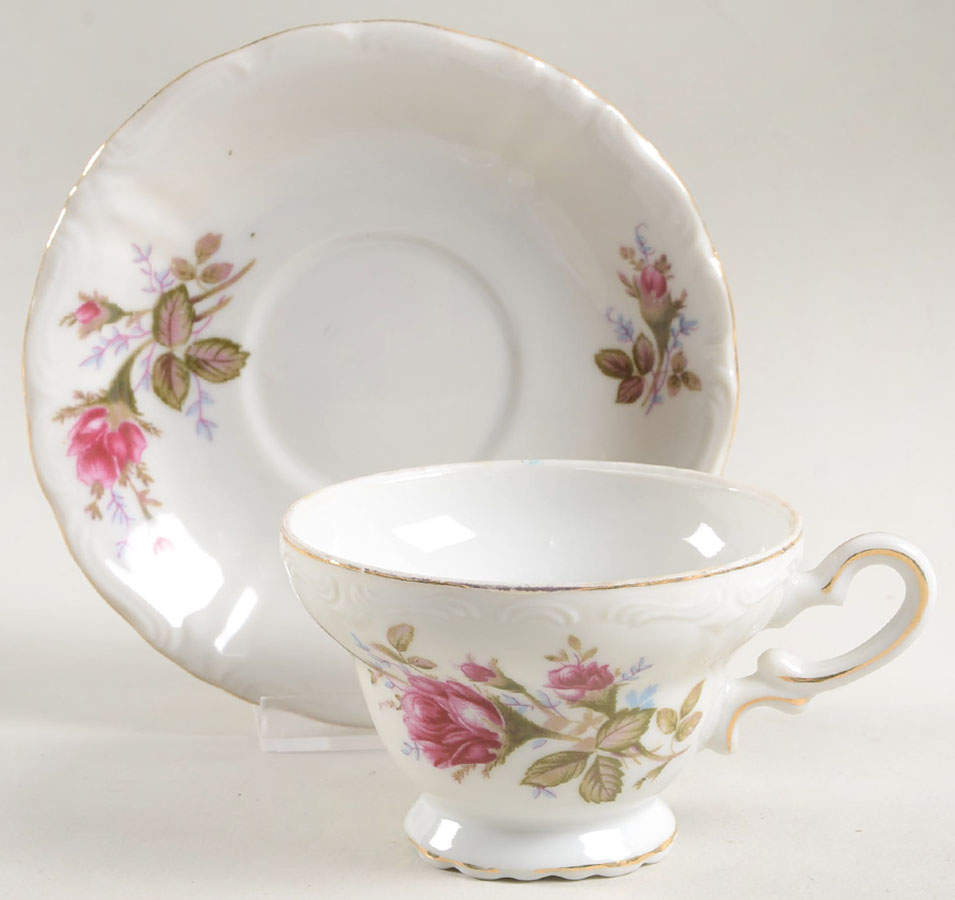 MJ31 Footed Cup & Saucer Set by M Japan-1