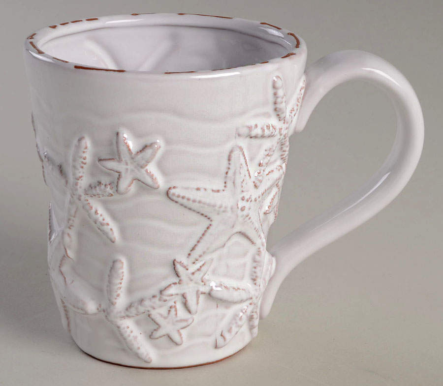Classic Shell Mug by Mud Pie-1