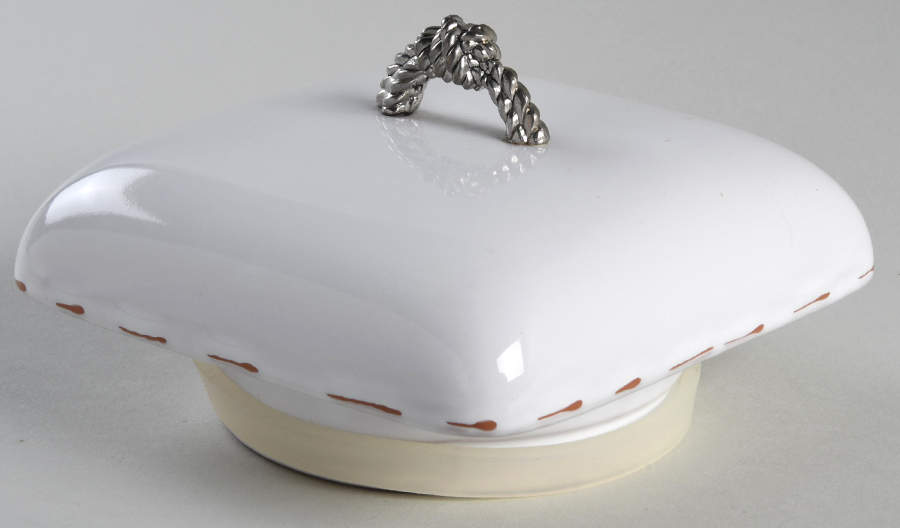 Classic Shell Lid for Small Canister by Mud Pie-1