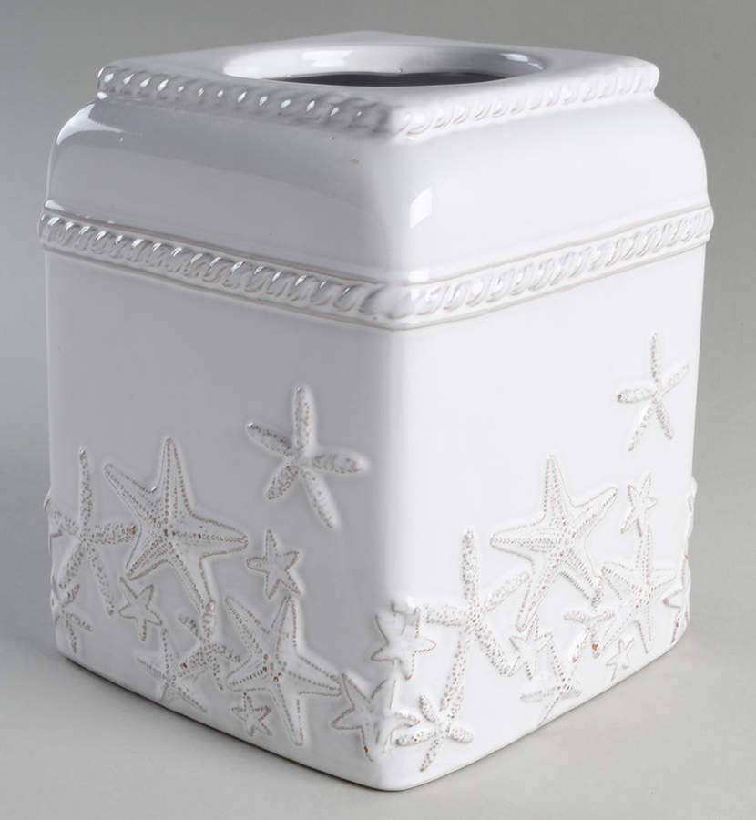 Classic Shell Large Canister No Lid by Mud Pie-1