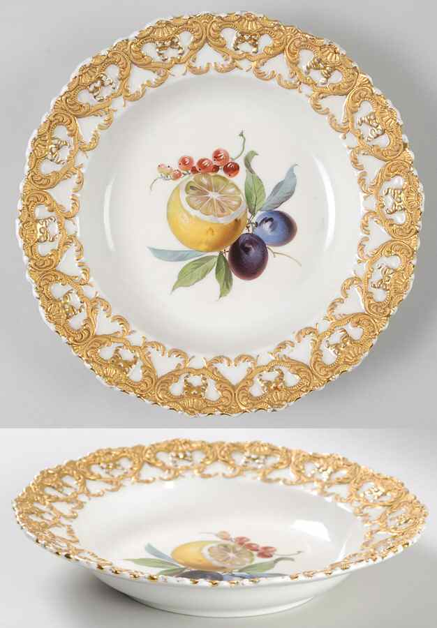 MSS184 Rim Soup Bowl by Meissen (Germany)-1