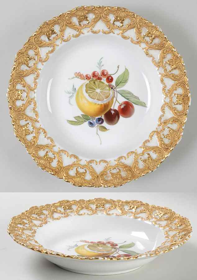 MSS184 Rim Soup Bowl by Meissen (Germany)-1